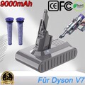 9Ah Akku +2x Pre Filter Für Dyson V7 SV11 Animal Absolute Staubsauger Ersatzakku