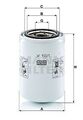 MANN-FILTER W 935/1 Filter, Arbeitshydraulik