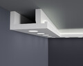 14m FÜR HALOGENE LED Styroporleisten Zierprofile Stuckprofile Stuckleiste Dekor