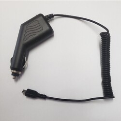 12V Micro USB Adapter KFZ Auto Netzteil Kabel Spiralkabel Ladegerät Ladekabel 
