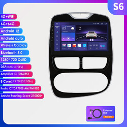 8-Kern Android 13 Für Renault Clio IV 2012-2016 Autoradio GPS Navi WIFI 64GB DAB