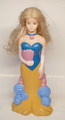 Meerjungfrau Prinzessin Blubble Bad Shampoo Flasche 27 cm 1994 Deko Vintage Bath