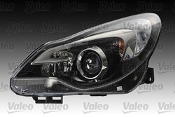 Hauptscheinwerfer ORIGINAL TEIL VALEO 044590 für OPEL CORSA Halogen H9B S07 L08