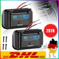 2 Stk 12V Auto KFZ Dual USB Typ-C Ladegerät Buchse Einbau Steckdose für Wohnwage