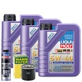 Motoröl 5W40 LIQUI MOLY High Tech 3L +MANN Ölfilter +Spülung