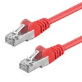 CAT6 Kabel S/FTP PiMF Patchkabel 1/ 10 Pack DSL LAN Netzwerkkabel rot 0,25m- 20m