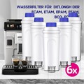 6X Ersatzfilter für DeLonghi Wasserfilter Kaffeevollautomat ECAM DLSC002 Serie