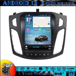 9.7"Android 14 Autoradio GPS Navigation DAB DVR Carplay For Ford Focus 2011-2019