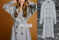 ZARA LYOCELL TRENCHCOAT SOMMERMANTEL DOUBLE-BREASTED TRENCH COAT BELTED