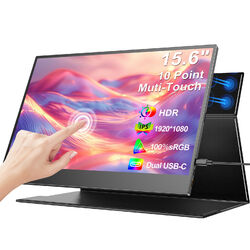 15,6 Zoll Tragbarer Monitor Touchscreen 1920*1080 Mobiler Monitore Typ C Display