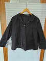 Gudrun Sjöden * Jacke „Daisy“ aus Bio-Baumwollgewebe* Gr. L * schwarz