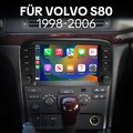 Für Volvo S80 1999-2006 Autoradio Android Carplay FM BT GPS Navi DSP 8 zoll