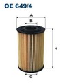 FILTRON Ölfilter OE 649/4 für BMW BERTONE