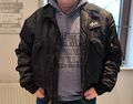 Alpha Industries Bomberjacke Plum Large