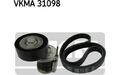 SKF Keilrippenriemensatz für SKODA OCTAVIA SUPERB VOLKSWAGEN PASSAT VKMA 31098