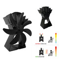 Stromloser Kaminofen Ventilator Stove Fan 7 Flügel Gebläse Kaminrohr für Kamin