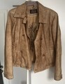Lederjacke Frauen EXZ Größe 40 Braun