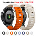 Silikon Armband Quickfit Für Garmin Fenix 5 5X Plus 6 6X Pro 7X 7 Solar Epix S70