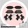 Zimmermann Bremsbelagsatz, Scheibenbremse hinten für OPEL