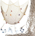 Fischernetz Deko Muscheln 14 Natürliche Mediterranen Stil Wanddekoration