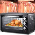 Mini Backofen 1000 W 21 Liter Miniofen Pizza-Ofen Kleiner Backofen 60 min.Timer