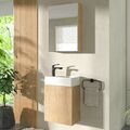 Gäste WC Waschbecken mit Unterschrank 46cm Breite Badmöbelset Keramik Waschtisch