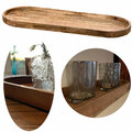 XL Deko-Tablett Mango-Holz 72-81cm Serviertablett Holz-Tablett Obst-Schale Brot