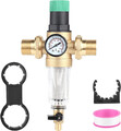Rückspülfilter mit Manometer Druckminderer Feinfilter Wasserfilter Vorfilter DHL