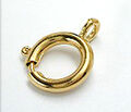 333 oder 585 ECHT GOLD *** Federring Ringschloss Verschluß Kettenverschluss