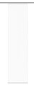 Schiebevorhang Halborganza transparent ROM Fb. weiß Größe BxH 60x245 cm WFI