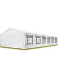 Partyzelt Pavillon 6x12m Festzelt Gartenzelt Vereinszelt Markt Zelt weiß