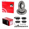 brembo BREMSSCHEIBEN 264mm + BELÄGE HINTEN passend für FIAT PUNTO / EVO 199