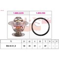 ORIGINAL® Eps Thermostat, Kühlmittel für VW GOLF IV GOLF V POLO III POLO