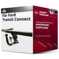 Für Ford Transit Connect Typ V408 (Hook) Anhängerkupplung vertikal abnehmbar neu