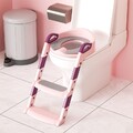 Toilettentrainer Toilettensitz Kissengriff Potty WC Sitz Kinder mit Treppe