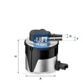 UFI 55.170.00 Kraftstofffilter Kraftstoff Filter für Ford Mazda 2005 - 2014