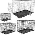 Hundetransportbox Gitterbox Drahtkäfig Faltbar Hunde Transportbox Hundekäfig