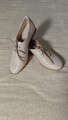 Schnürschuhe Damen, beige Gr.40  - Neu