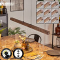 Holz Pendel Hänge Lampen Dimmbar LED Ess Wohn Schlaf Zimmer Beleuchtung modern