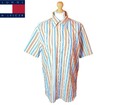 Tommy Hilfiger Herren Kurzarm Hemd Regular Fit Gr. M Button-Down 100% Baumwolle