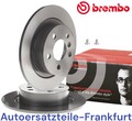 2x BREMBO Bremsscheiben HINTEN BMW F40 F44 F45 F46 X1 F48 X2 F39 i3 MINI F54 F60