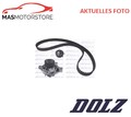 ZAHNRIEMEN-SATZ KIT SET + WASSERPUMPE DOLZ KD087 P FÜR VW TRANSPORTER IV 2.4L