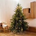 Christbaumbeleuchtung mit Ring  LED Lichterkette Baummantel Weihnachtsbaum