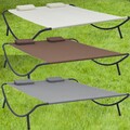 Doppelliege Sonnenliege Gartenliege XXL Doppel Liege für 2 Personen 2 Kissen Neu