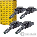4x HELLA ZÜNDSPULE 4-POLIG für HYUNDAI I30 2.0N SANTA FE 2.4 GDI KIA SORENTO 3
