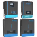 EDECOA 12V 24V 48V  Hybrid Wechselrichter Reiner Sinus Solar Inverter 1KW-10.2KW