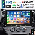 DAB+ 8-Kern 6+128G Android 14 1 Din Autoradio GPS Navi CarPlay WiFi SWC FM BT5.0