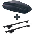 Dachbox G3 Krono 400 + Dachträger G3 Clop für Dacia Duster II Typ HM_ NEU
