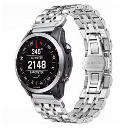 Quick Fit Edelstahl Metall Armband Für Garmin Fenix 7 7X 6 6X 5 Plus 5X 8 E 3HR