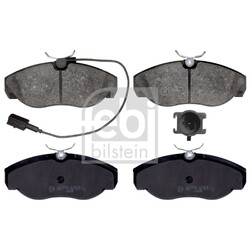 1x ORIGINAL® Febi Bilstein 16391 Bremsbelagsatz, Scheibenbremse Vorne, inkl.
